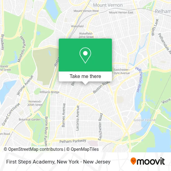 First Steps Academy map
