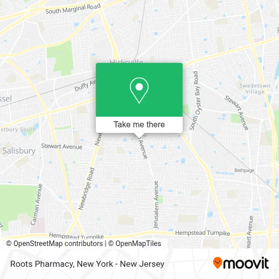 Roots Pharmacy map