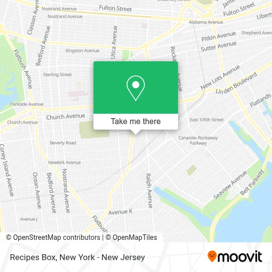 Recipes Box map