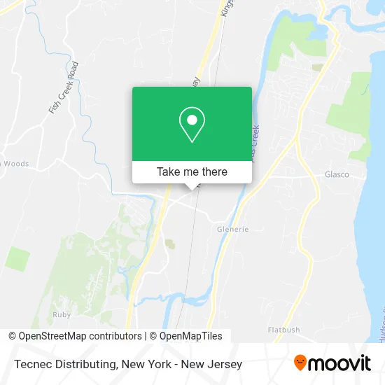 Tecnec Distributing map