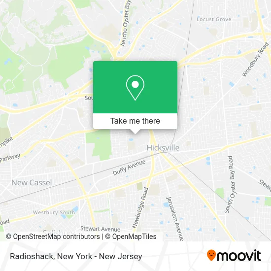 Radioshack map