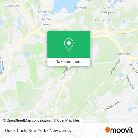 Quick Chek map