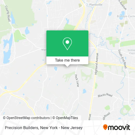 Precision Builders map