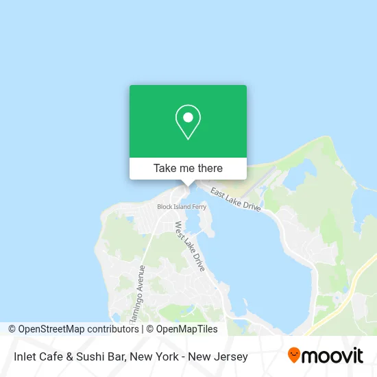 Inlet Cafe & Sushi Bar map