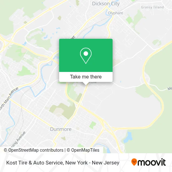 Kost Tire & Auto Service map