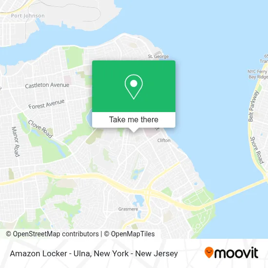 Amazon Locker - Ulna map