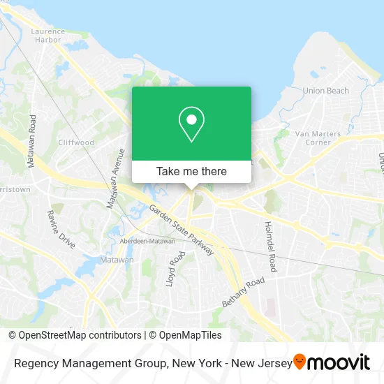 Regency Management Group map