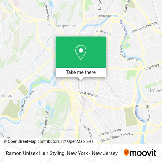Ramon Unisex Hair Styling map