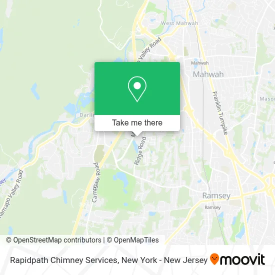 Rapidpath Chimney Services map