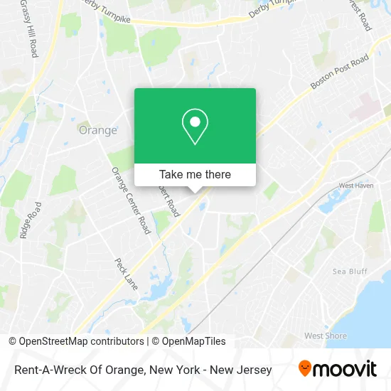 Rent-A-Wreck Of Orange map