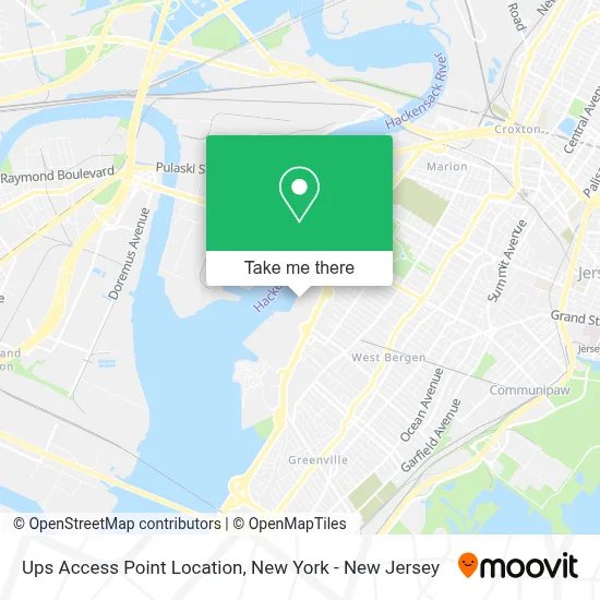 Ups Access Point Location map