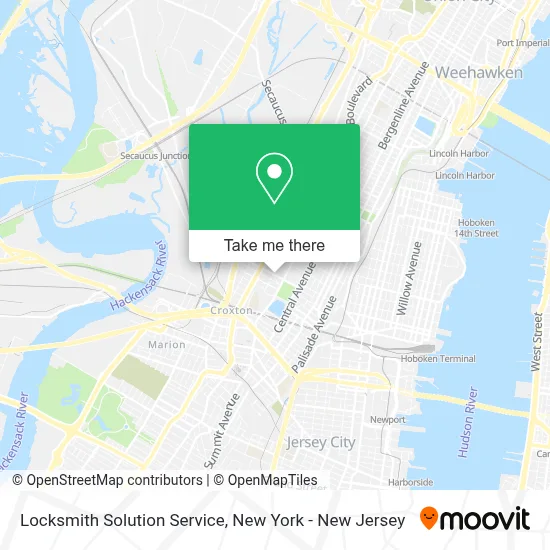 Locksmith Solution Service map