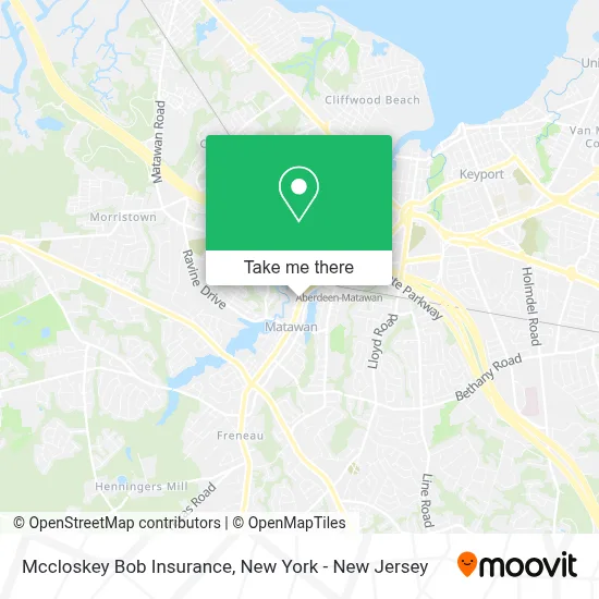 Mccloskey Bob Insurance map