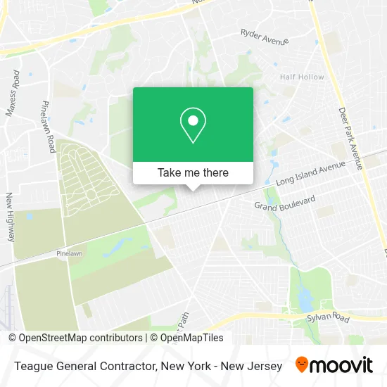 Teague General Contractor map