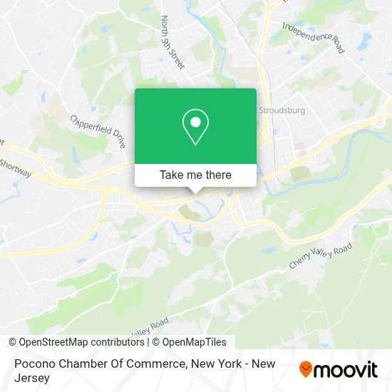 Pocono Chamber Of Commerce map