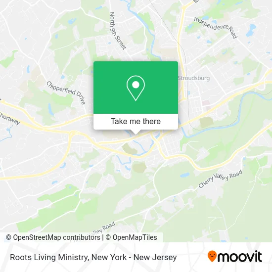 Roots Living Ministry map