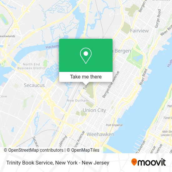 Trinity Book Service map