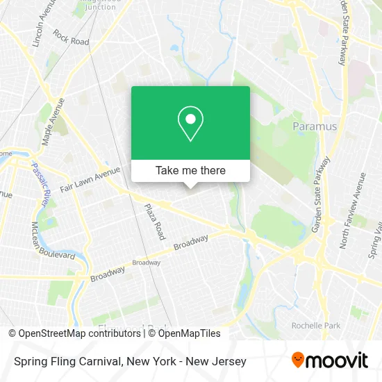 Spring Fling Carnival map