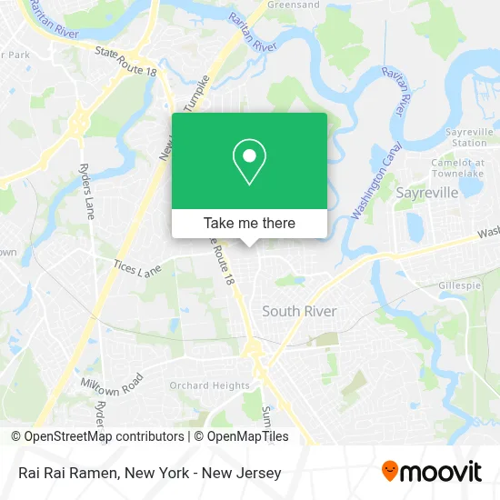Rai Rai Ramen map