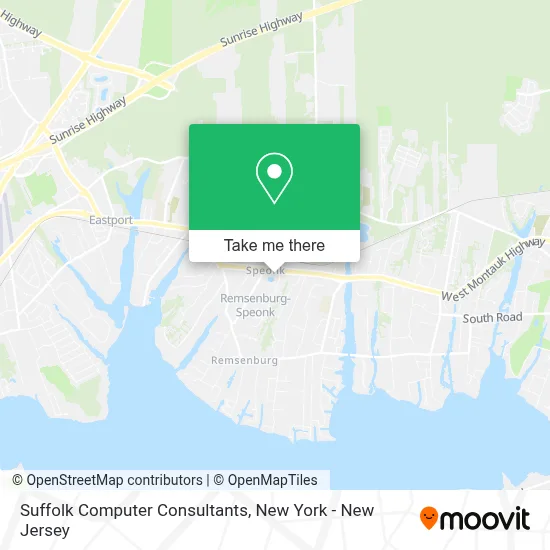 Suffolk Computer Consultants map