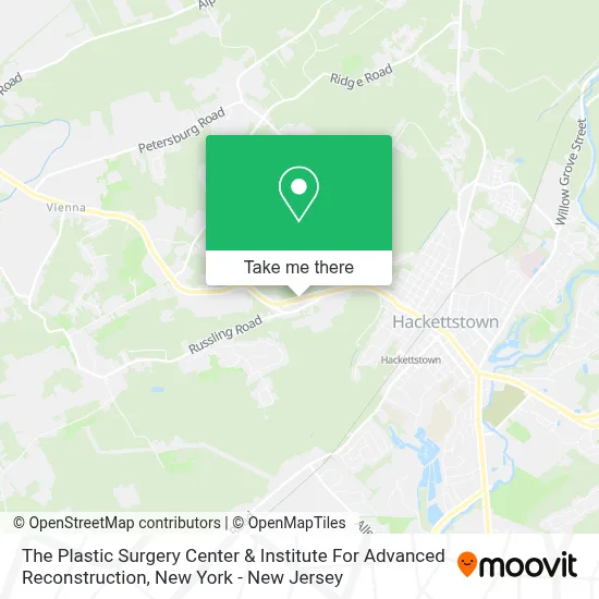 The Plastic Surgery Center & Institute For Advanced Reconstruction map
