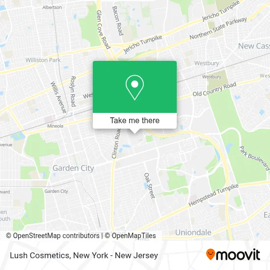 Lush Cosmetics map
