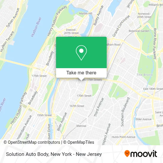 Solution Auto Body map