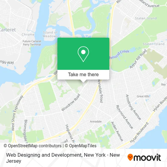 Web Designing and Development map