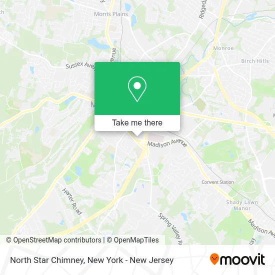 North Star Chimney map