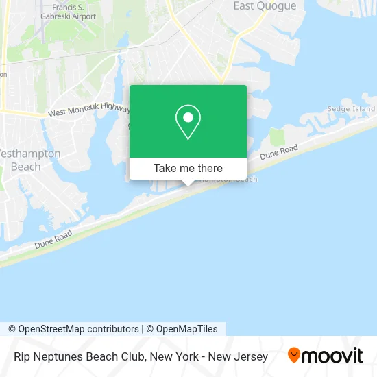 Rip Neptunes Beach Club map