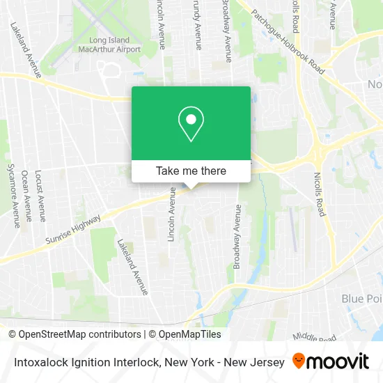 Intoxalock Ignition Interlock map