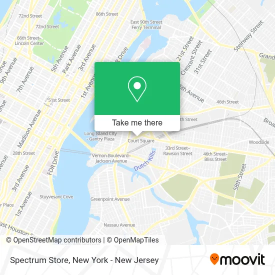 Spectrum Store map