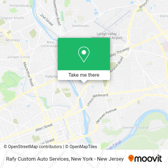 Rafy Custom Auto Services map