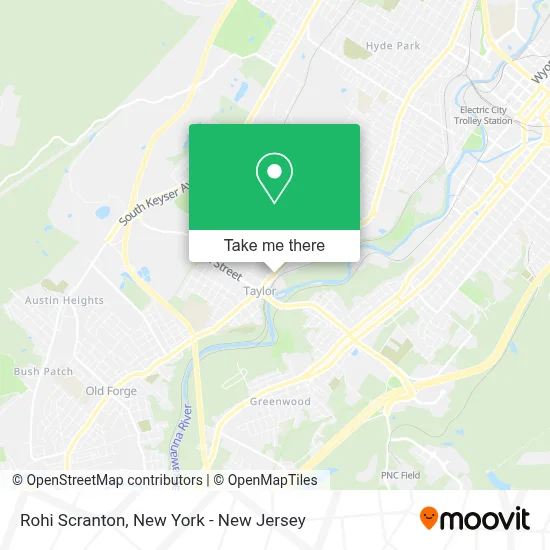 Rohi Scranton map