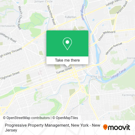 Progressive Property Management map
