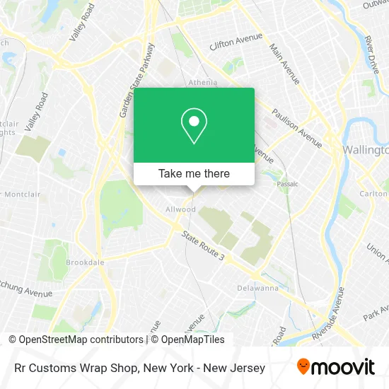 Rr Customs Wrap Shop map