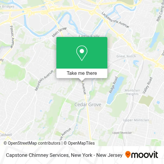 Capstone Chimney Services map