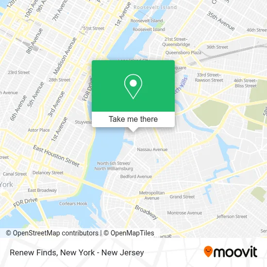 Renew Finds map
