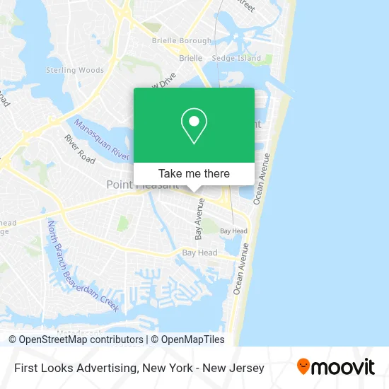 First Looks Advertising map