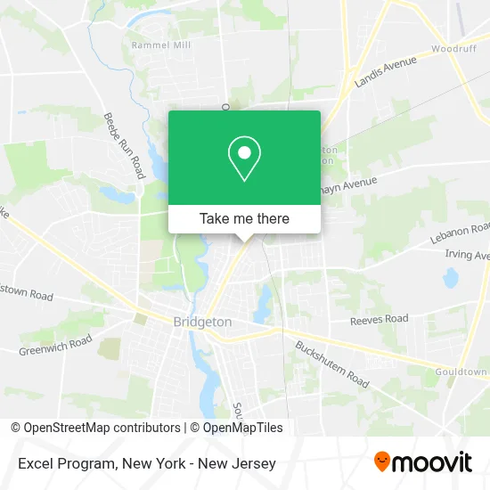 Excel Program map