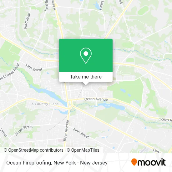 Ocean Fireproofing map