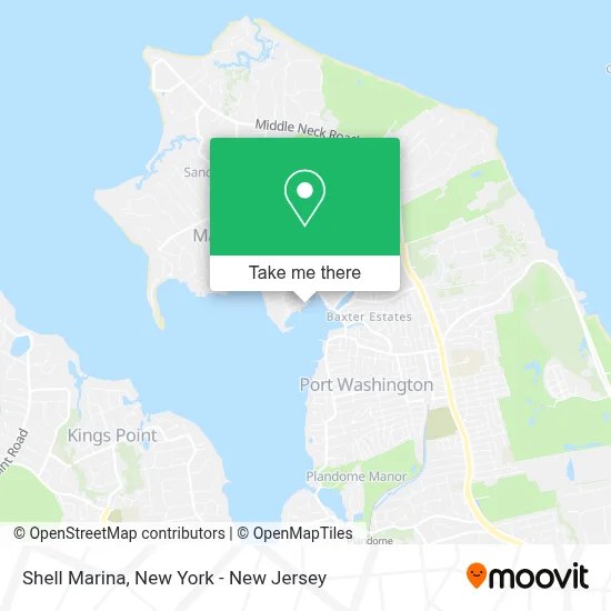 Shell Marina map