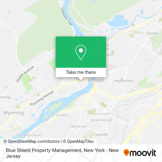 Blue Shield Property Management map