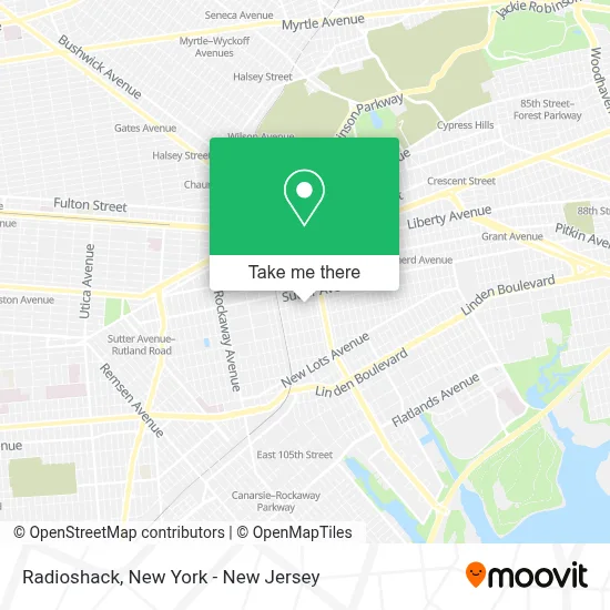 Radioshack map
