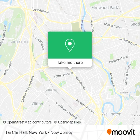 Tai Chi Hall map