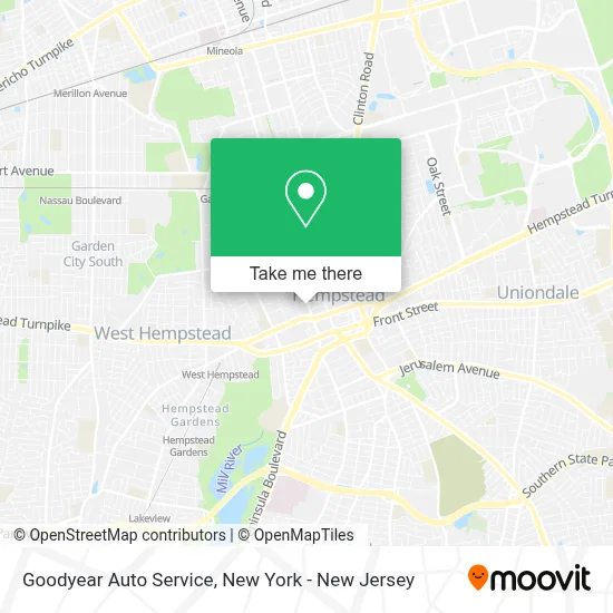 Goodyear Auto Service map