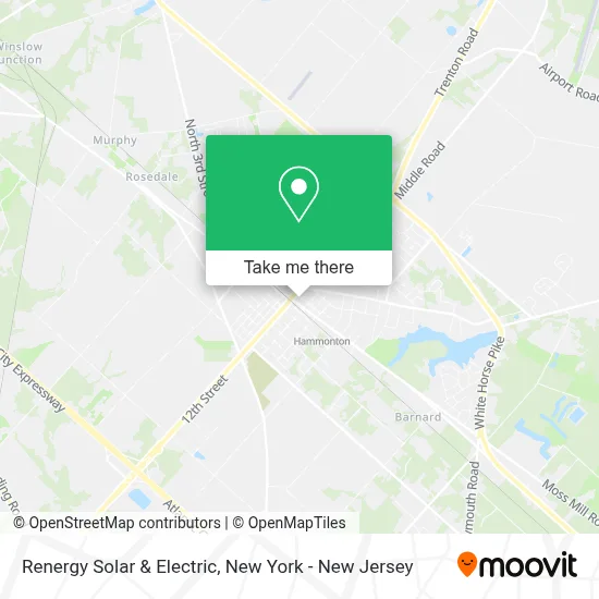 Renergy Solar & Electric map