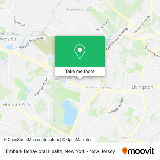 Embark Behavioral Health map