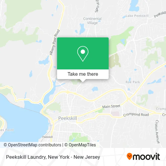 Peekskill Laundry map