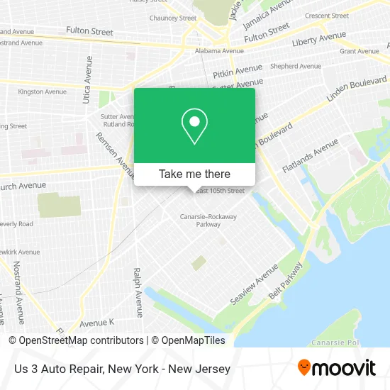 Us 3 Auto Repair map